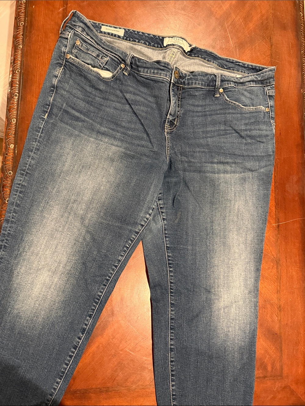 Classic Torrid Boyfriend Women’s plus sized Blue Washed Jeans